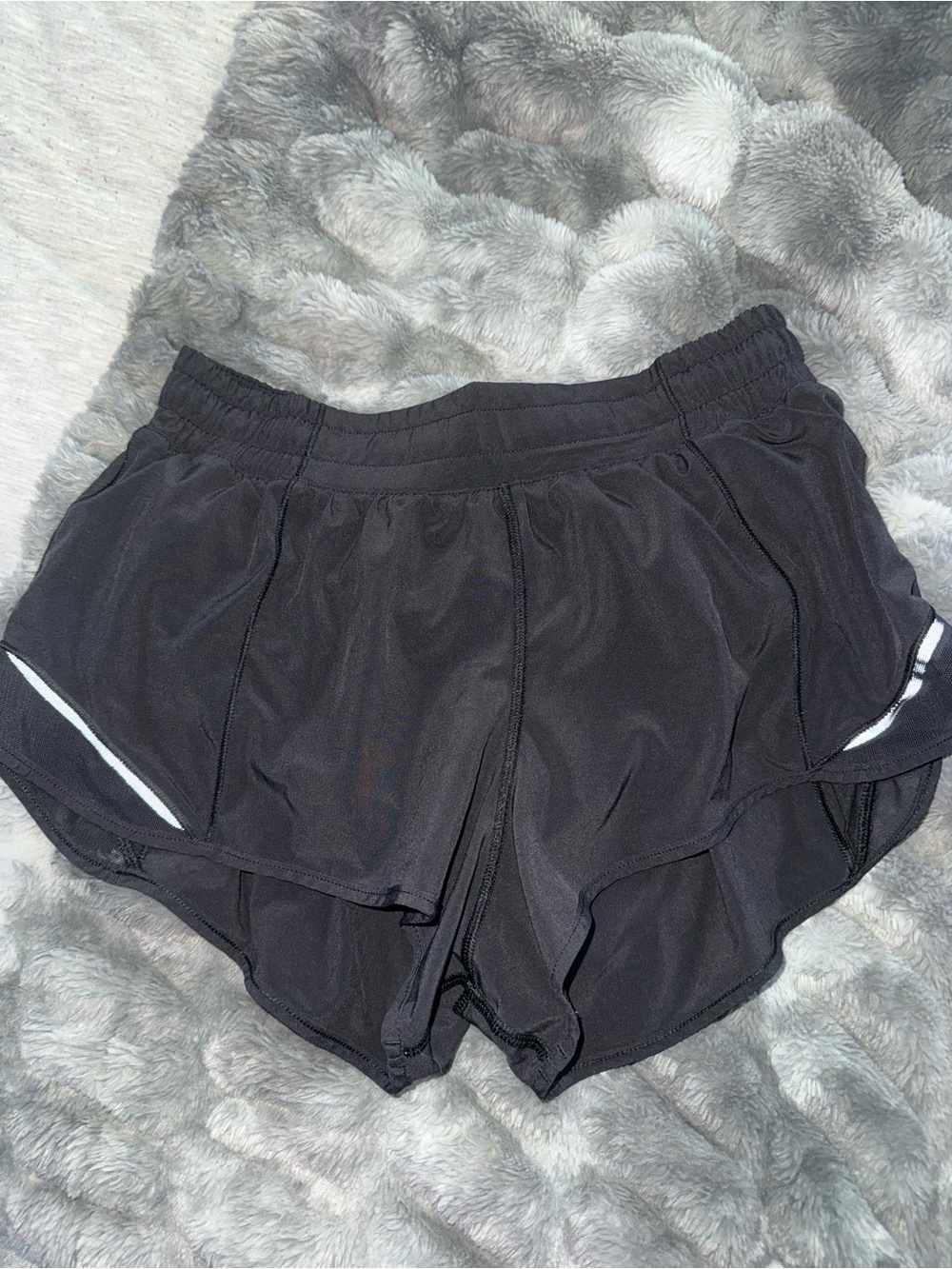 Lululemon: Women’s Black Athletic Running Shorts - Lightweight Performance